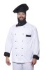 Bluza kucharska dwukolor All długi rękaw bordo XL-16435