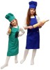 Czapka kucharska dzieciak niebieska-9557