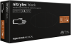 Rękawice nitrylowe MERC BLACK czarne r.XL-11490