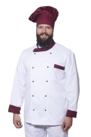 Bluza kucharska dwukolor All długi rękaw