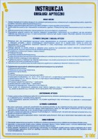 Tablica informacyjna "Instrukcja obsługi apteczki"