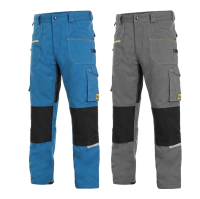 Spodnie robocze STRETCH niebiesko-czarne CXS r.48