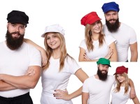 Czapka z daszkiem RING  unisex zielona
