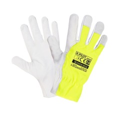 Rękawice robocze wzm.skórą kozią X-PILOT NEON