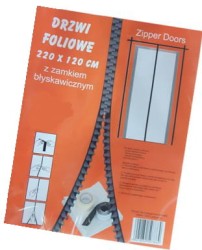 Drzwi foliowe z zamkiem