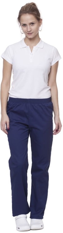 Spodnie medyczno-gastronomiczne damskie białe - zdjęcie 4