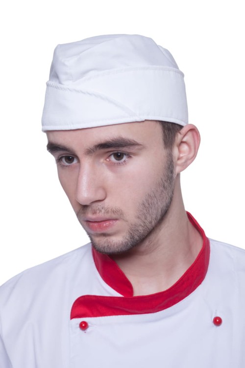 Furażerka elanobawełna zakładana biała-15777