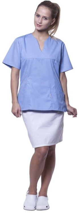 Bluza medyczna damska Ula - Wysokiej Jakości Odzież Medyczna - zdjęcie 18