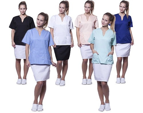 Bluza medyczna damska Ula - Wysokiej Jakości Odzież Medyczna - zdjęcie 36