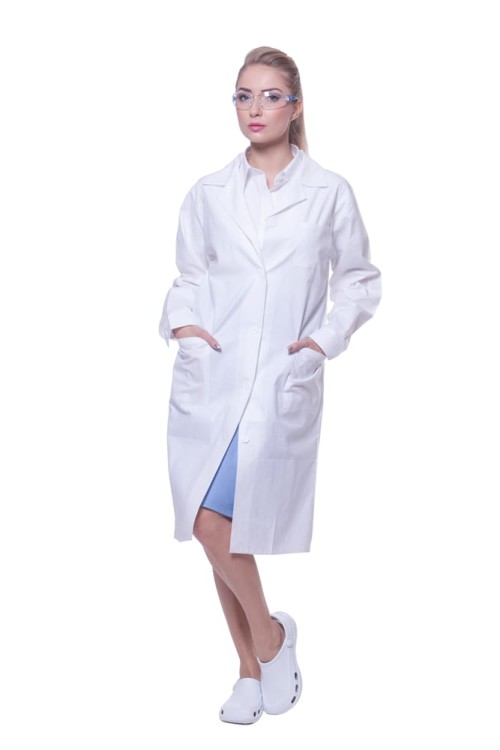 Fartuch damski Ewa błękit XL-17364