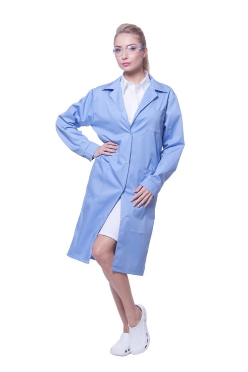 Fartuch damski Ewa błękit XXL-17374