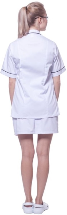 Fartuch damski Maja niebieski S-14815