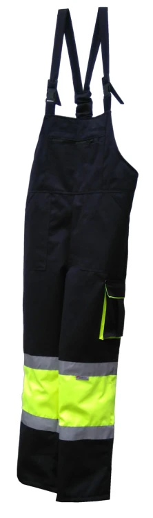 Spodnie robocze ogrodniczki z odblaskami HI-VIZ - zdjęcie 32