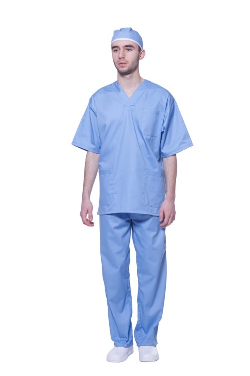 Ubranie medyczne błękitne XL-13788