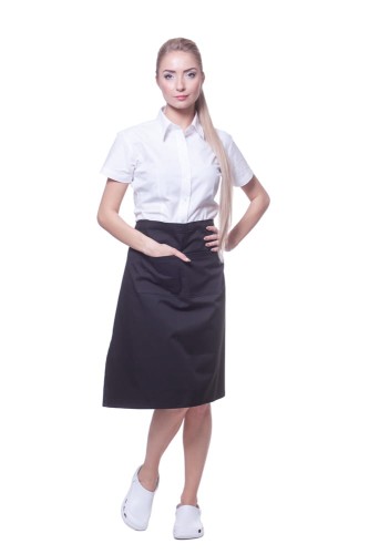 Zapaska elanobawełna średnia kelnerska bordowa-18031