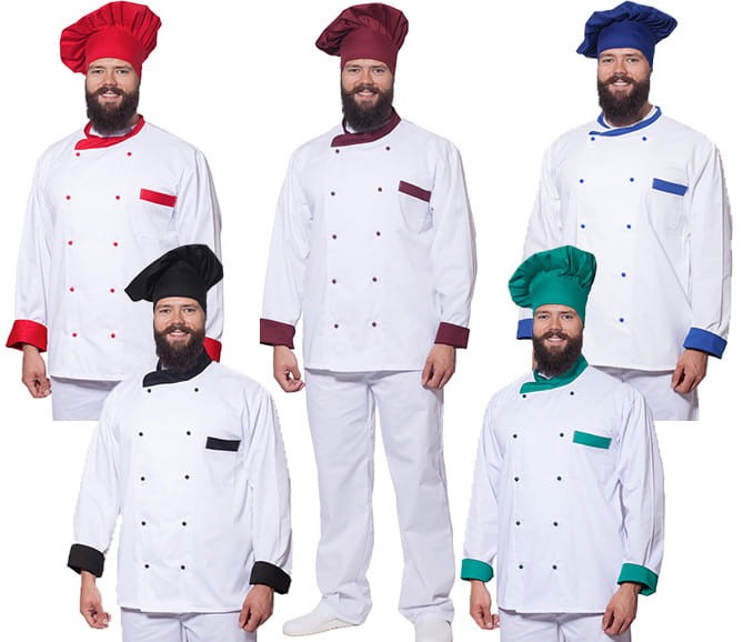 Bluza kucharska dwukolor All długi rękaw - zdjęcie 49