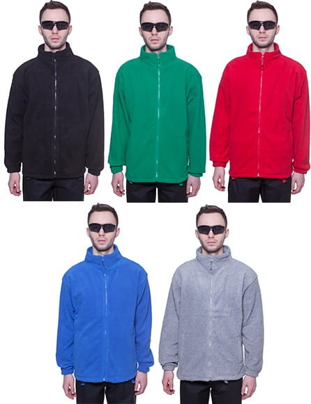 Klasyczna rozpinana bluza polarowa z wykończeniem antipilling JHK ALL 300g - zdjęcie 9