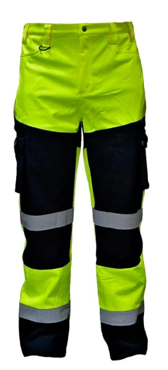 Ostrzegawcze zimowe spodnie Softshell z ociepleniem Silbet Snow Hawk EN 471 - zdjęcie 12