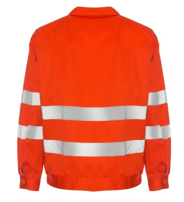 Bluza robocza ostrzegawcza z pasami CEZAR - zdjęcie 2