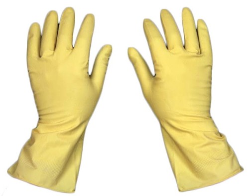 Rękawice robocze ROSE flokowane gospodarcze r.L-4796