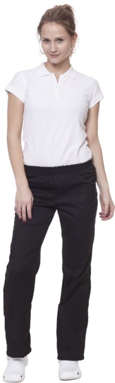 Spodnie medyczno-gastronomiczne damskie błękit S-12545