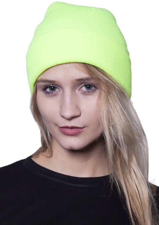 Czapka ocieplana wywijana FLUO - zdjęcie 7