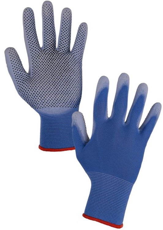 Rękawice robocze BRITA DOTS poliuretan CXS