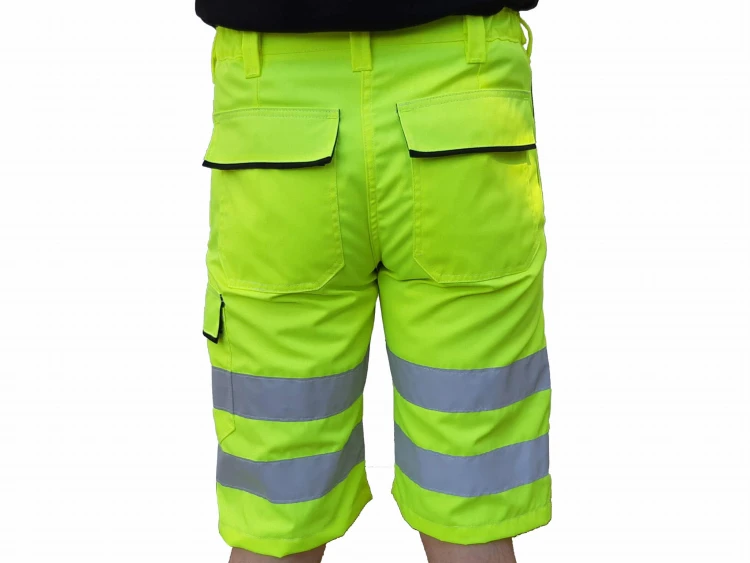 Spodnie robocze krótkie odblaskowe - zdjęcie 3