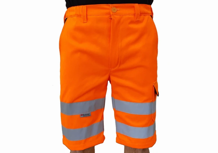 Spodnie robocze krótkie odblaskowe - zdjęcie 6