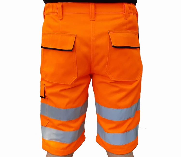 Spodnie robocze krótkie odblaskowe - zdjęcie 7