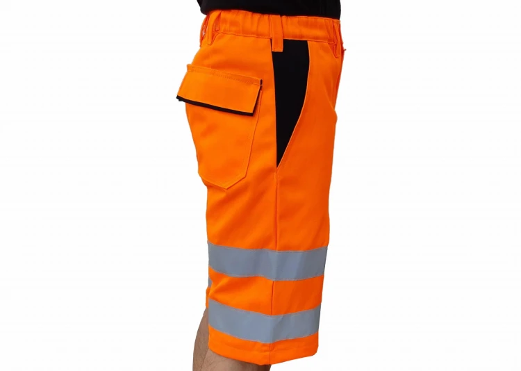 Spodnie robocze krótkie odblaskowe - zdjęcie 9