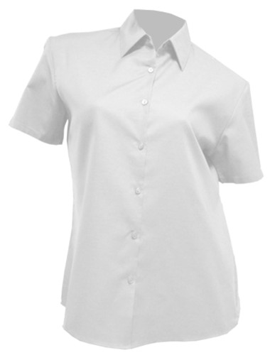 Bluzka damska  OXFORD  z krótkim rękawem r.L-5186