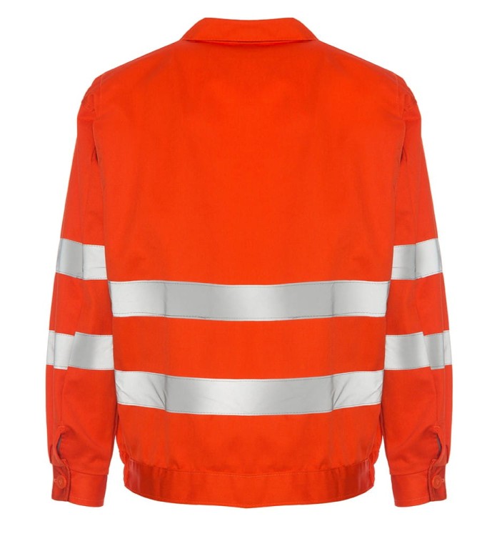 Bluza robocza ostrzegawcza z pasami CEZAR - zdjęcie 17