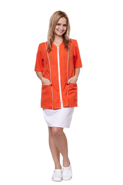 Fartuch damski DIANA z rękawem - zdjęcie 16