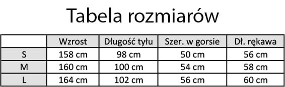 Fartuch damski Aga biała z niebieską lamówką XXL-14779