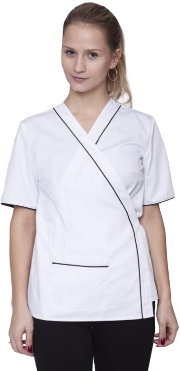 Fartuch damski Julia biała r.L-10384