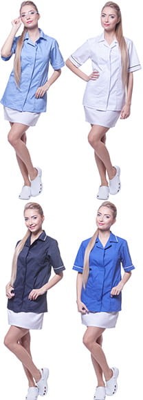 Fartuch damski Maja biały L-14877