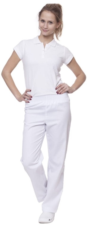 Spodnie medyczno-gastronomiczne damskie błękit M-12605