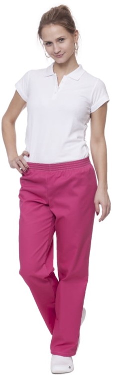 Spodnie medyczno-gastronomiczne damskie białe - zdjęcie 34