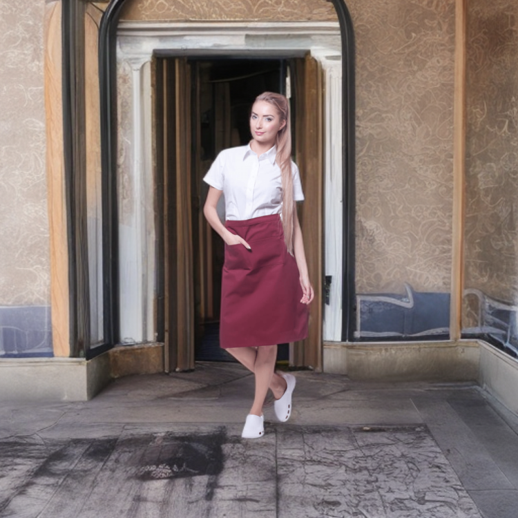 Elegancka Zapaska Kelnerska Średniej Długości - zdjęcie 6