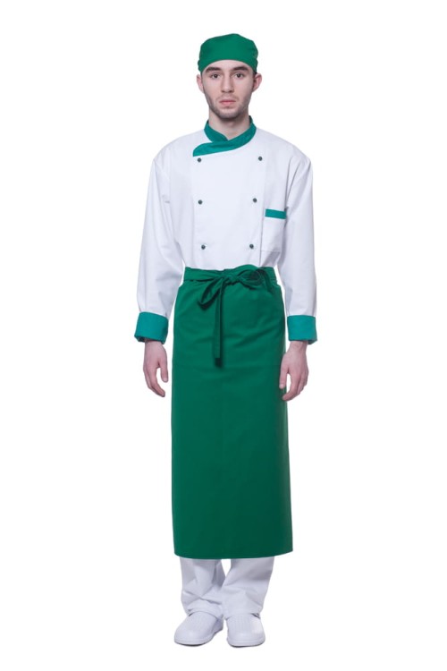 Zapaska elanobawełna kucharska brązowa-17916