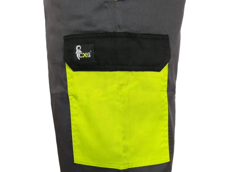 Letnie przewiewne spodnie robocze do pasa CXS Phoenix Cefeus 190g - zdjęcie 7