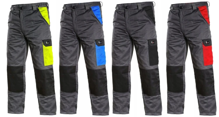 Letnie przewiewne spodnie robocze do pasa CXS Phoenix Cefeus 190g