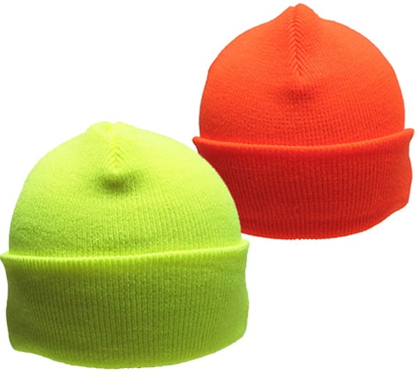 Czapka ocieplana wywijana FLUO - zdjęcie 9