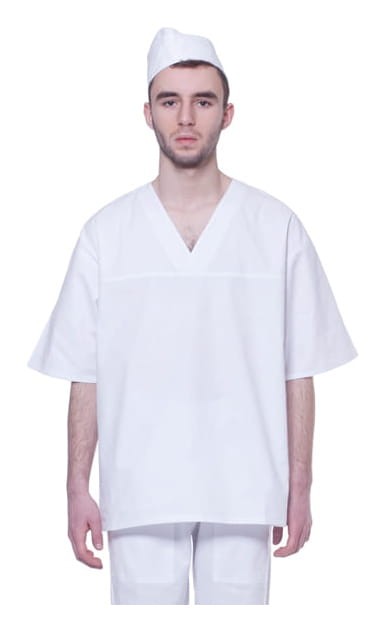 Przewiewna bluza piekarska 100% bawełna TM Progress krótki rękaw - zdjęcie 11