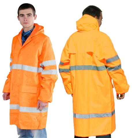 Kurtka przeciwdeszczowa ostrzegawcza SATURN - zdjęcie 4