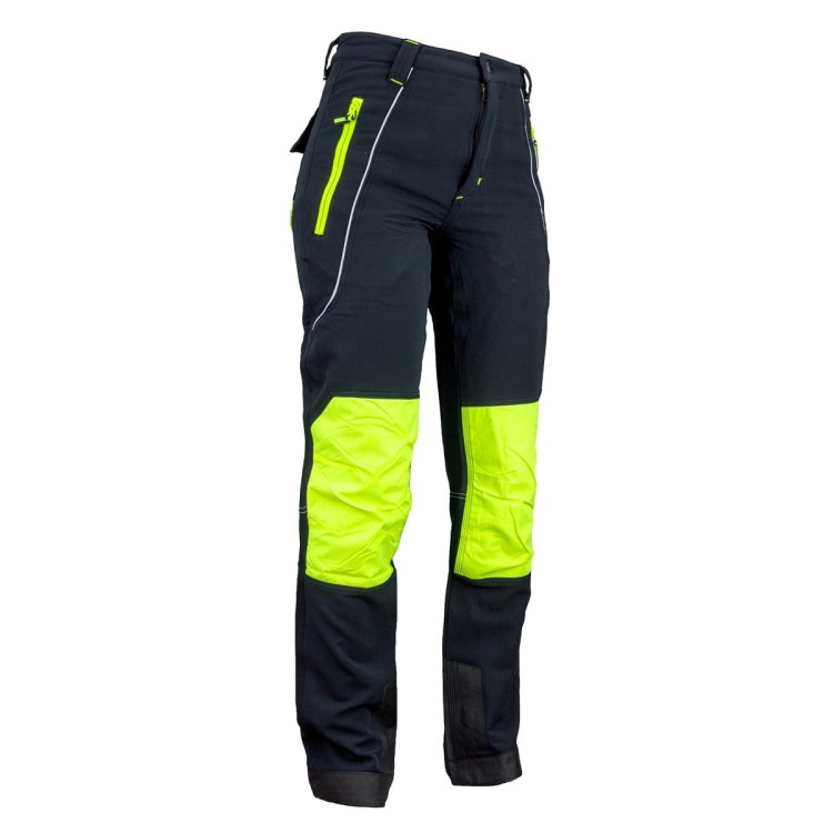 Spodnie robocze SOFTSHELLOWE z odblaskowymi wstawkami - połączenie komfortu i ochrony - zdjęcie 2