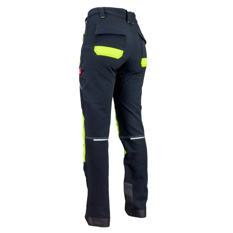 Spodnie robocze SOFTSHELLOWE z odblaskowymi wstawkami - połączenie komfortu i ochrony - zdjęcie 3