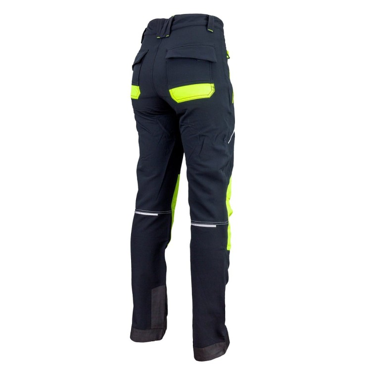 Spodnie robocze SOFTSHELLOWE z odblaskowymi wstawkami - połączenie komfortu i ochrony - zdjęcie 4