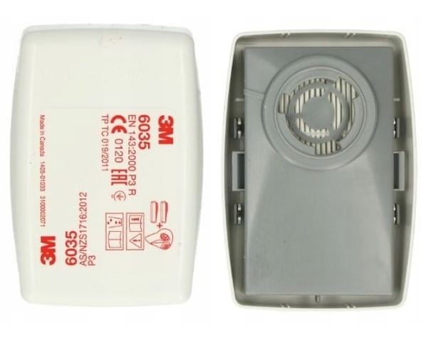 Skuteczna Ochrona Przed Pyłami i Substancjami Toksycznymi - Filtr 3M 6035 P3 - zdjęcie 3